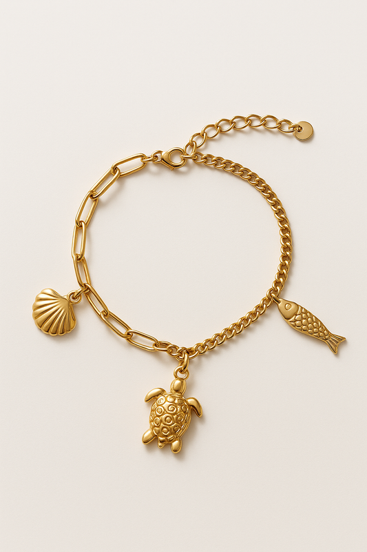 Bracelet on white background