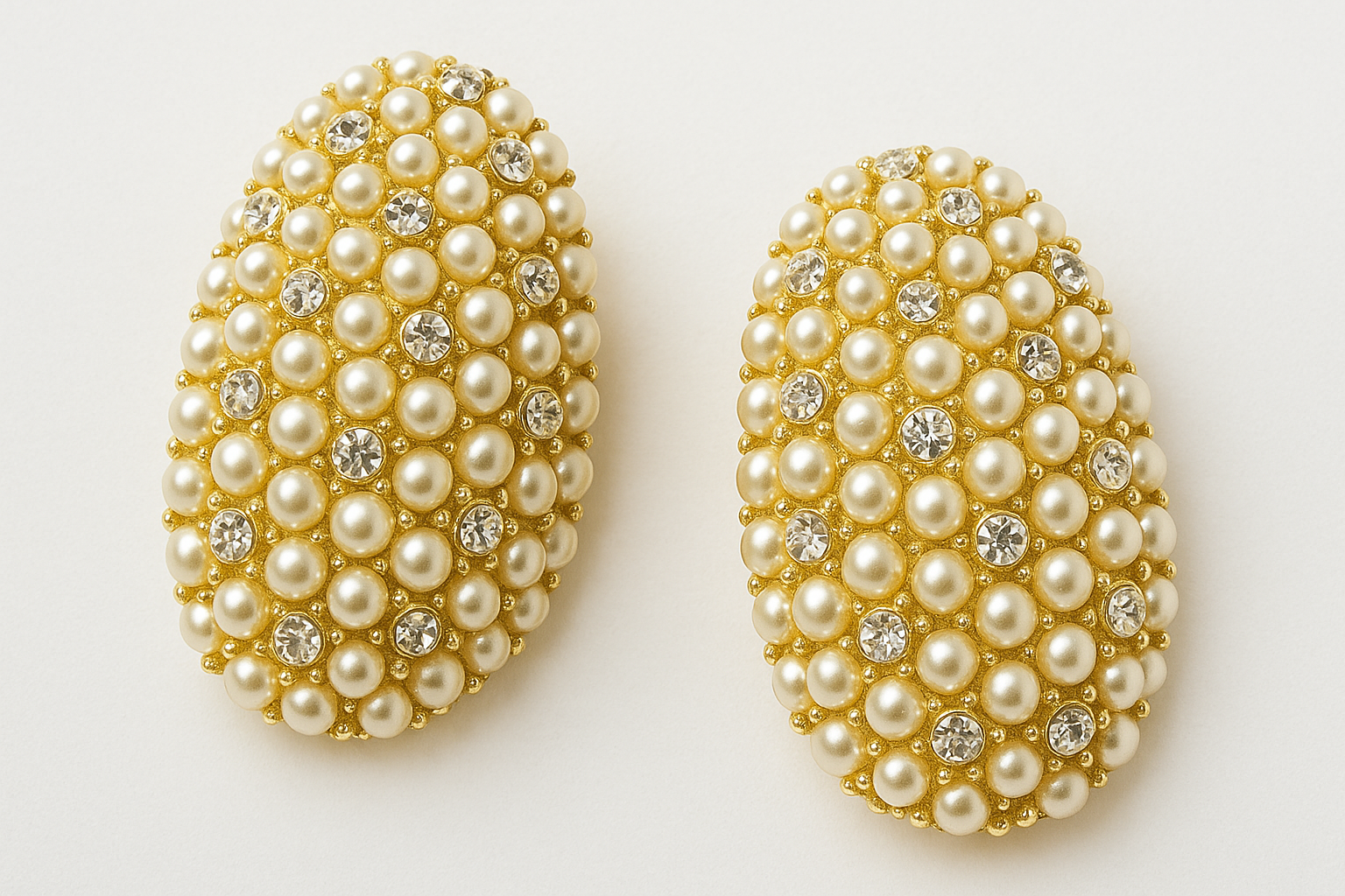Close-up of pearl detailing