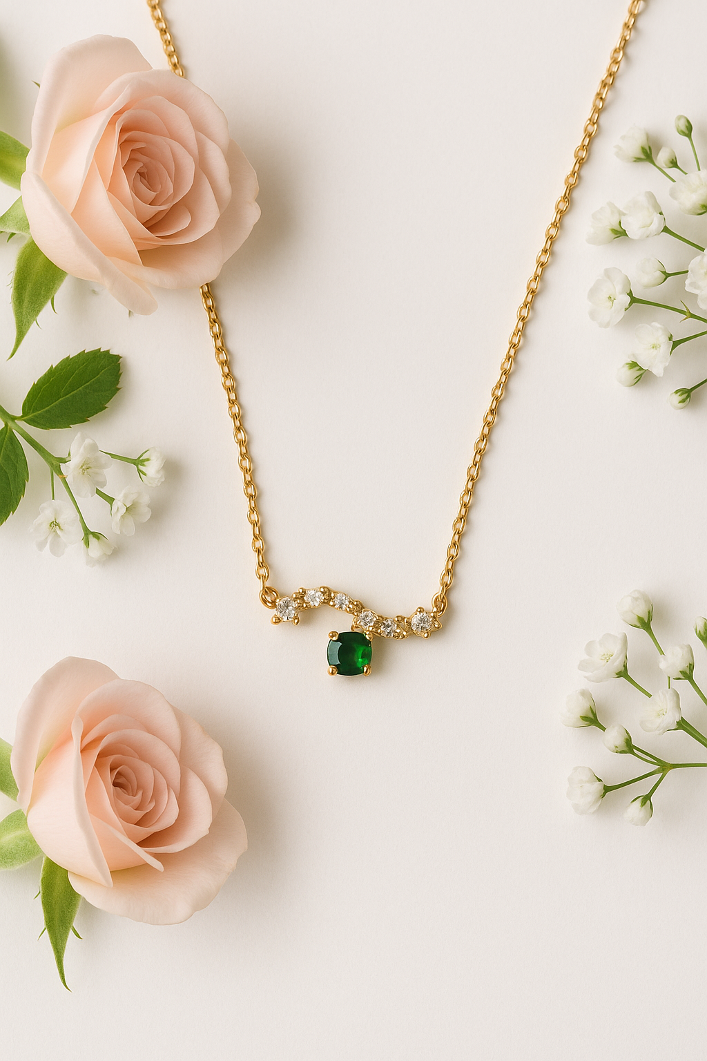 Necklace with Flowers